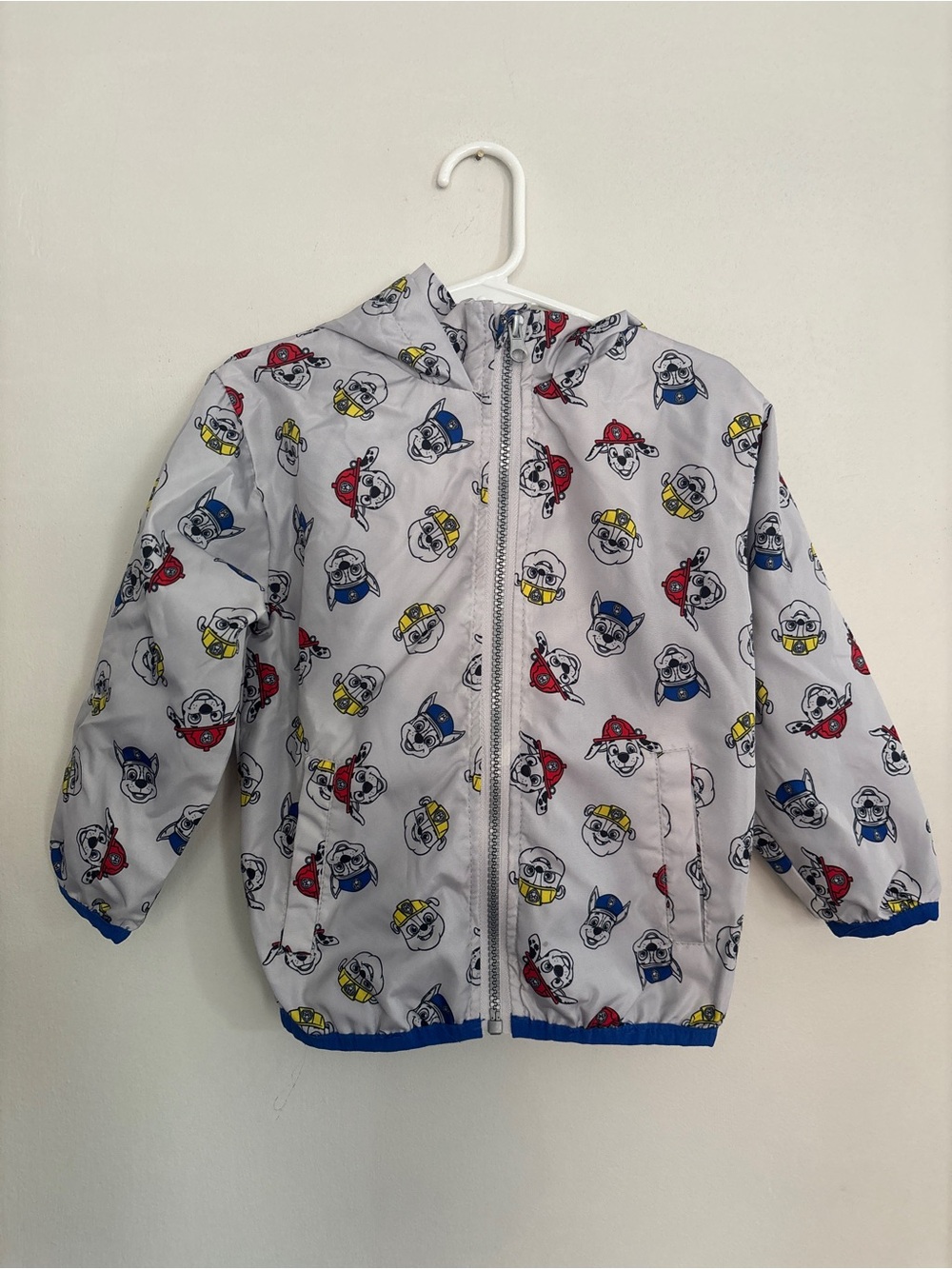 Paw Patrol Nickelodeon Toddler Windbreaker Size 3T